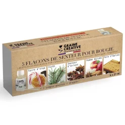5 arômes de Noël pour bougie 27 ml