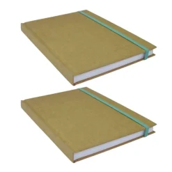 2 cahiers A5 kraft pour bullet journal - 192 pages