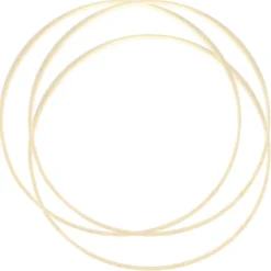 3 cercles en bambou Ø 35 cm