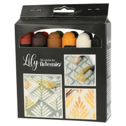 12 crayons de peinture à l'huile - Couleurs primaires