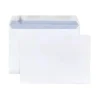 25 enveloppes blanches en papier 80 g - 16,2 x 22,9 cm