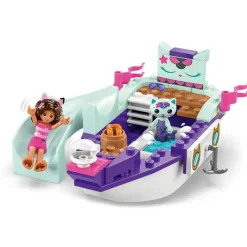 10786 Gabby et la Maison Magique Le Bateau et le Spa de Gabby et Marine, Set avec Salon de Beauté, Figurines et Accessoires, Jouet pour Filles, Garçons, Enfants Dès 4 Ans