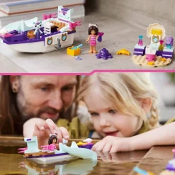 10786 Gabby et la Maison Magique Le Bateau et le Spa de Gabby et Marine, Set avec Salon de Beauté, Figurines et Accessoires, Jouet pour Filles, Garçons, Enfants Dès 4 Ans