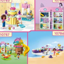 10786 Gabby et la Maison Magique Le Bateau et le Spa de Gabby et Marine, Set avec Salon de Beauté, Figurines et Accessoires, Jouet pour Filles, Garçons, Enfants Dès 4 Ans
