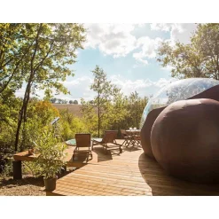 2 jours insolites en bulle en famille avec bain bouillonnant privatif et vélo entre Bordeaux et Toulouse - Coffret Cadeau Séjour