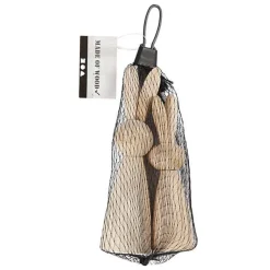 2 lapins en bois à décorer - 12 et 14 cm
