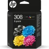 308 Pack 2 Cartouches d'encres - Couleurs et Noir