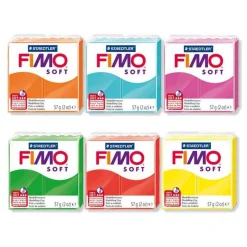 6 pains de pâte polymère