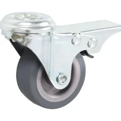 12 pcs Roulettes pivotantes a trou de boulon 50 mm