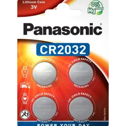 4 Piles CR2032 Lithium