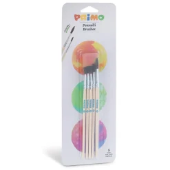 5 pinceaux pointe ronde