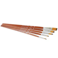 5 pinceaux pour peinture acrylique