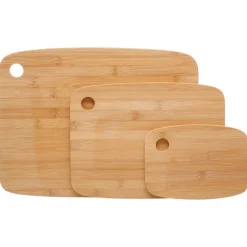 3 planches à découper en bambou