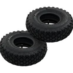 2 pneus 2 chambres a air 3.00-4 260x85 pour roue de diable