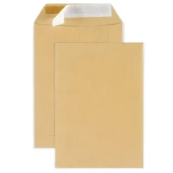 200 pochettes en papier kraft - 16,2 x 22,9 cm