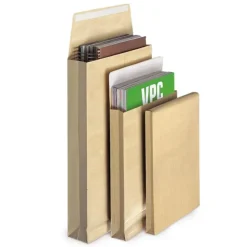 25 pochettes kraft renforcées dépliables - 26 x 33 cm