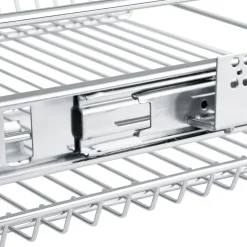 2 tiroirs de rangement téléscopiques