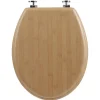 Abattant WC effet bambou Natura - MDF - Marron