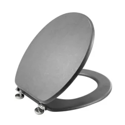 Abattant WC Effet Béton Alium 46cm Gris