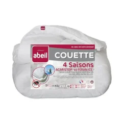 ABEIL Couette 4 Saisons ANTI-ACARIENS 220x240cm