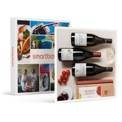 Abonnement de 6 mois : 3 grands vins par mois et livret de dégustation - Coffret Cadeau Gastronomie