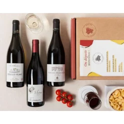 Abonnement de 6 mois : 3 grands vins par mois et livret de dégustation - Coffret Cadeau Gastronomie