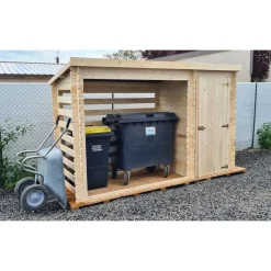 Abri de jardin bois - Monopente - 4m²