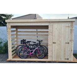 Abri de jardin bois - Monopente - 4m²