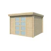 Abri de jardin bois - toit plat - 7,26m² - APETINA