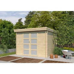 Abri de jardin bois - toit plat - 7,26m² - APETINA