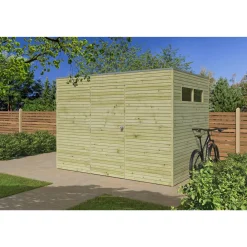 Abri de jardin en bois QBH2 300X210 - traité autoclave en autoclave 6m2