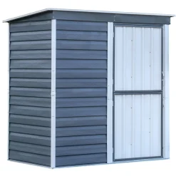 Abri de jardin métal Gris - Monopente - 2,35m² - SHED IN BOX