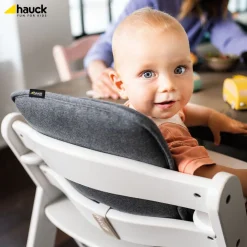 Accessoires de chaise haute en bois Alpha Cosy Comfort Stretch Gris