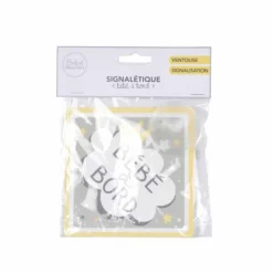 Accroche pour Voiture Bébé à Bord 12cm Gris