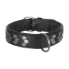 Active collier TRIXIE - Design stylisé - Cuir - Taille L/XL - 55–65 cm - Noir