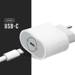 Adaptateur secteur 20W USB C - Blanc