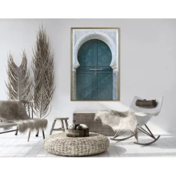 Affiche Murale Encadrée Closed Passage Blue