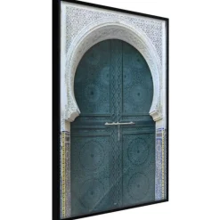 Affiche Murale Encadrée Closed Passage Blue