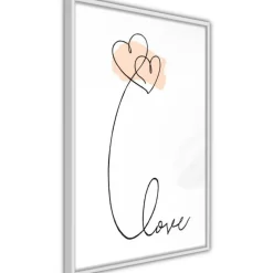 Affiche Murale Encadrée Love Balloon