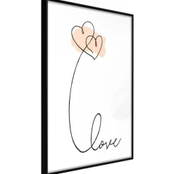 Affiche Murale Encadrée Love Balloon