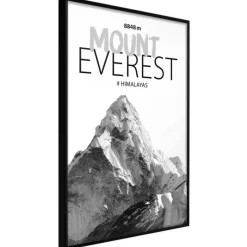 Affiche Murale Encadrée Peaks of the World Mount Everest