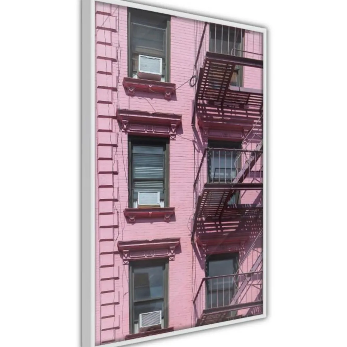 Affiche Murale Encadrée Pink Facade
