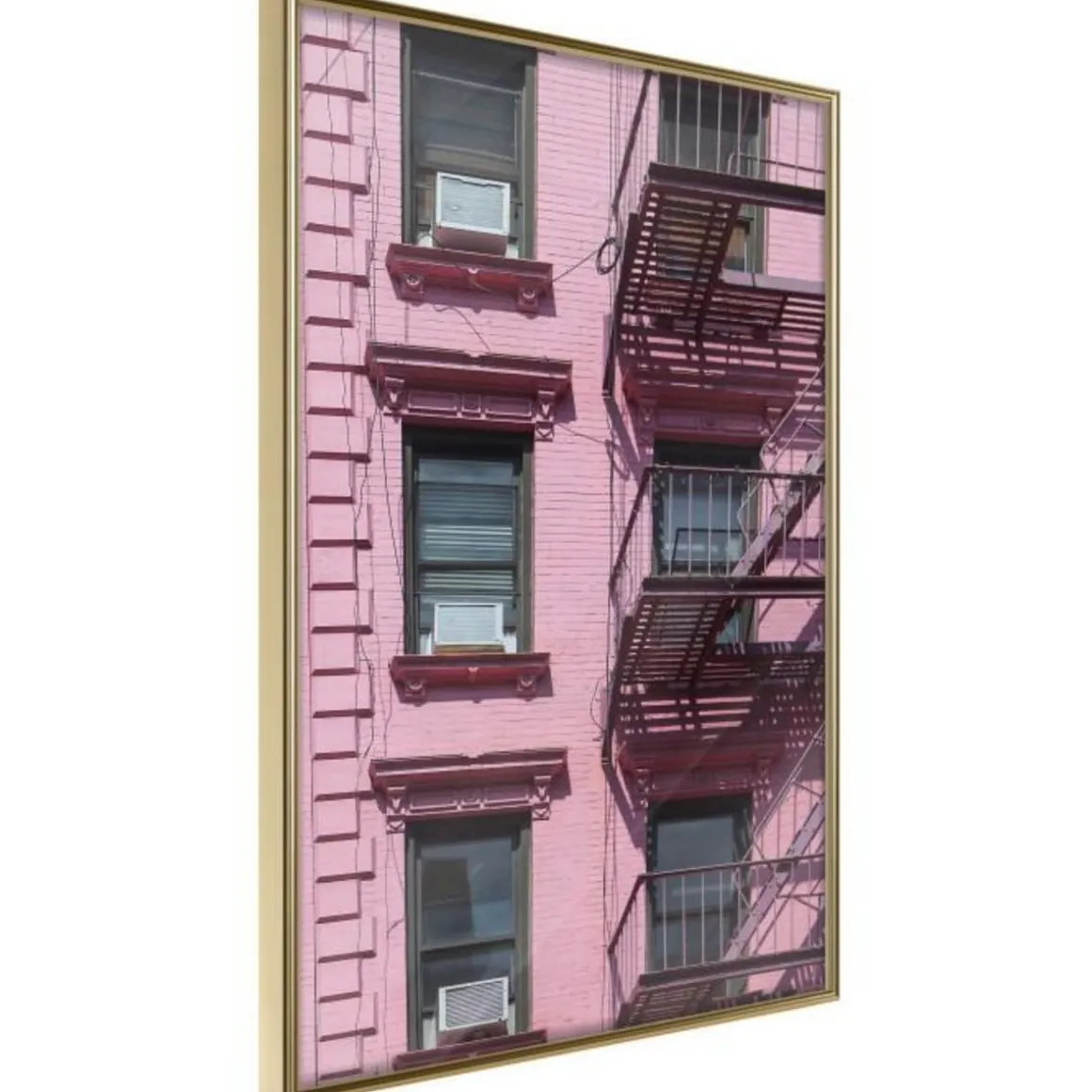 Affiche Murale Encadrée Pink Facade