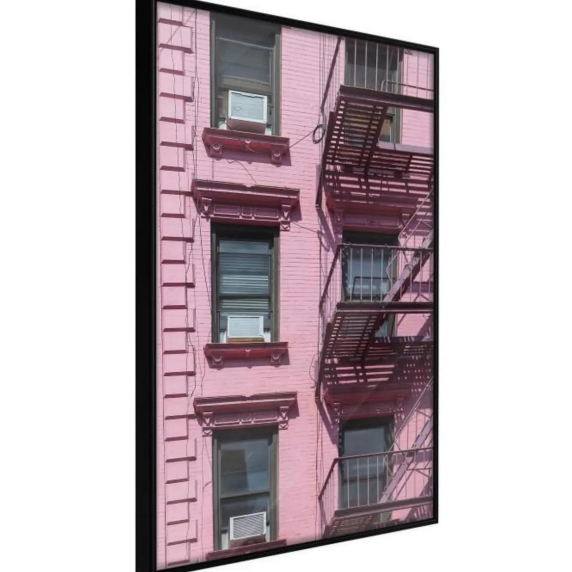 Affiche Murale Encadrée Pink Facade