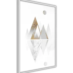 Affiche Murale Encadrée Sun and Mountains