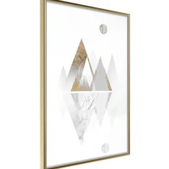 Affiche Murale Encadrée Sun and Mountains