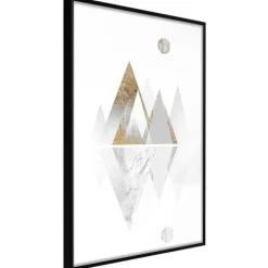 Affiche Murale Encadrée Sun and Mountains