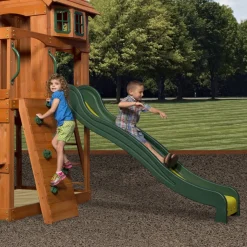 Aire de jeux avec tour et toboggan - Bois - H2m40 - Atlantic