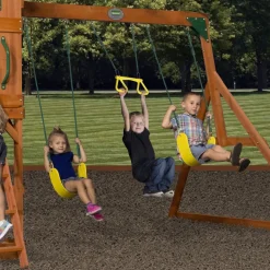 Aire de jeux avec tour et toboggan - Bois - H2m40 - Atlantic