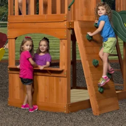 Aire de jeux avec tour et toboggan - Bois - H2m40 - Atlantic